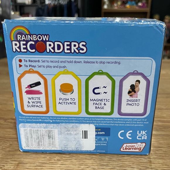 Junior Learning Rainbow Recorders (Set of Four), Multi Colored - Picture 2 of 4